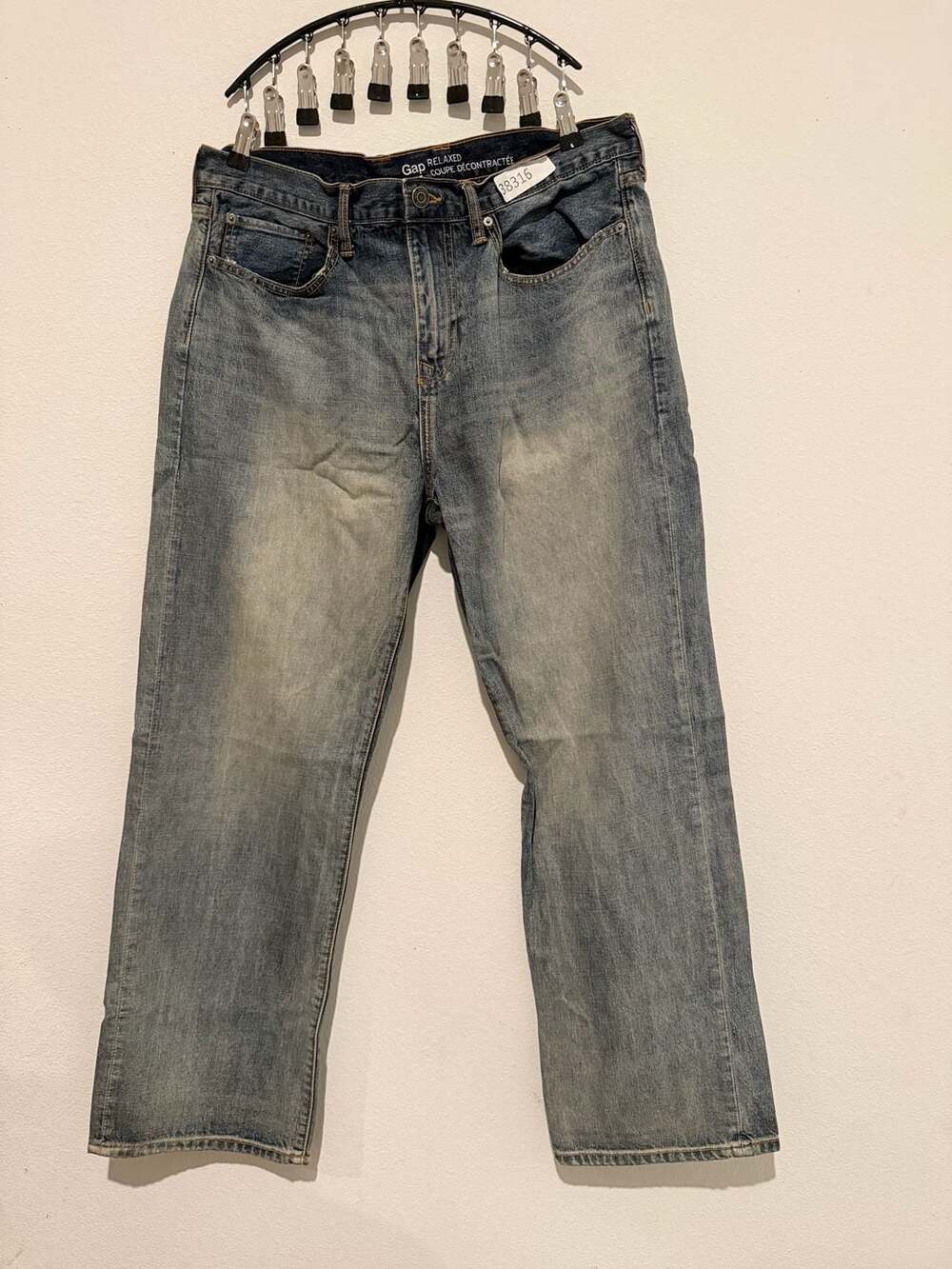 Gap Relaxed Coupe Décontractée Light Wash Denim Jeans